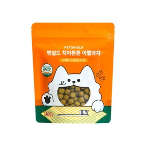 펫쉴드 고양이 덴탈 치아튼튼 이빨과자 치석 입냄새 제거, 1팩, 100g