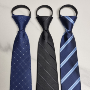 니즈유 7cm 베이직 자동 넥타이 3종 세트