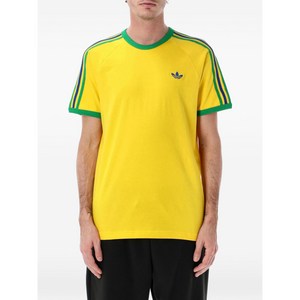 아디다스 스트라이프 티셔츠, 옐로우계열, S(KR 95)