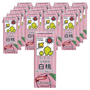 기꼬만 두유 음료 백도