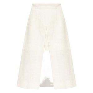 돌체앤가바나 텍스처 프런트 슬릿 스커트