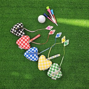 미오밍글 링고스마일 골프 티걸이 티꽂이 티분실방지 1+1, 노랑, 그린