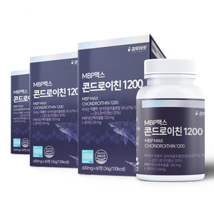 킵유어핏 미국산 저분자 상어연골 콘드로이친 1200 MBP 식약처 HACCP 인증, 60정, 3개