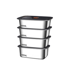 엠토이 스테인리스 냉장고용 밀폐 보관 용기