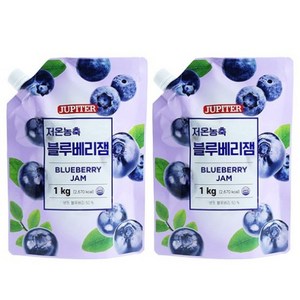 래미푸드 저온농축 블루베리잼, 1kg, 2개