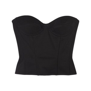 발렌시아가 스트랩리스 뷔스티에 탑