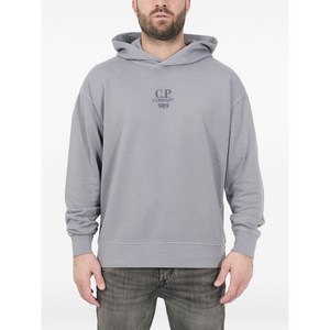 C.P.컴퍼니 로고 디테일 후디, 바이올렛/보라계열, Standard XXL