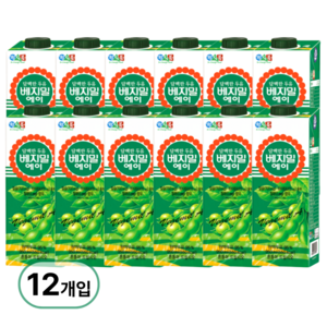 베지밀 에이 담백한 두유, 950ml, 12개