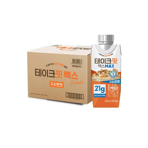 테이크핏 맥스 고소한맛 프로틴, 250ml, 6개