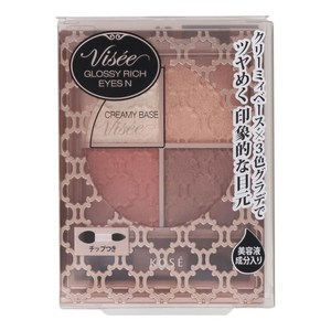 KOSE 비세 글로시 리치 아이즈 N 아이팔레트 팁 내장, RD-6, 1개