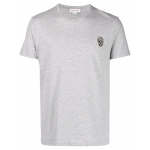 알렉산더맥퀸 스컬 패치 티셔츠