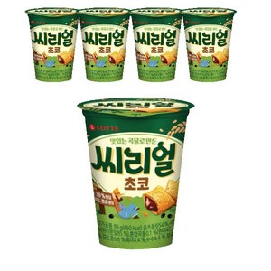 롯데웰푸드 씨리얼 초코 컵, 89g, 5개