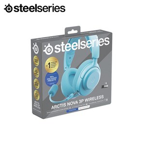 스틸시리즈 Arctis Nova 3PW 무선 게이밍 헤드셋 [Black or White or Aqua or Lavender]