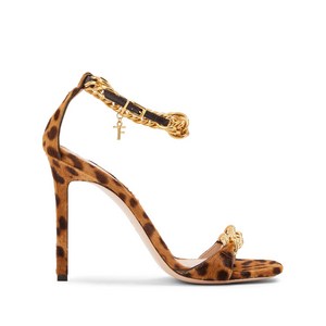 톰포드 제니스 송치 샌들 105mm, Italy 41(KR 260), 브라운계열