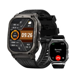 2025 HIDAMEL TANK M3 스마트 시계 남성용 여성용 견고한 스마트 시계 480mAh AOD 블루투스 피트니스 전자 디지털 AMOLED 시계