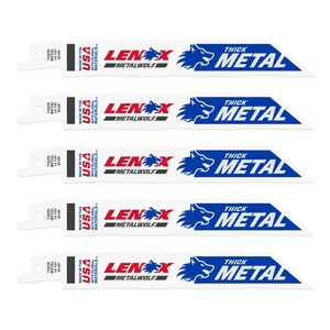 [레녹스] LXKR614R / 메탈울프 두꺼운금속용 컷소날 6인치 14TPI 5pcs, 1개