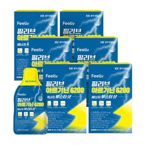 필리브 에너지 부스터샷 아르기닌 초고함량 6000mg, 14회분, 6박스
