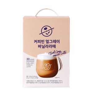 커피빈 얼그레이 바닐라라떼 30개입, 25g, 1개