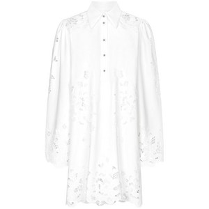돌체앤가바나 컷아웃 미니 셔츠 드레스, 화이트계열, Italy 40(KR 44)