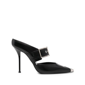 알렉산더맥퀸 메탈릭 토 캡 펌프스, Italy 39(KR 260), 블랙계열