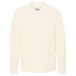 스톤 아일랜드 로고 패치 스웨터