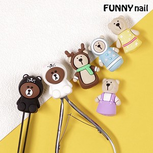[퍼니네일] 냥이 니퍼캡 3종 케릭터 니퍼캡 7종 고양이 발바닥 네일니퍼캡 네일아트, 1개, 니퍼캡-05