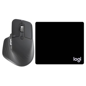 로지텍 MX 마스터 3S 무선마우스 + 마우스 패드 일반형