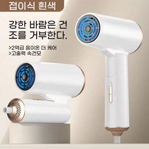 SUUNI 접이식 드라이기 가정용 블루라이트 음이온 헤어케어 대풍력 속건성 전기 드라이어