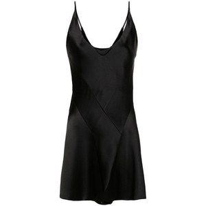 메종 마르지엘라 포 스티치 로고 새틴 보디스, 블랙계열, Italy 36(KR 44)