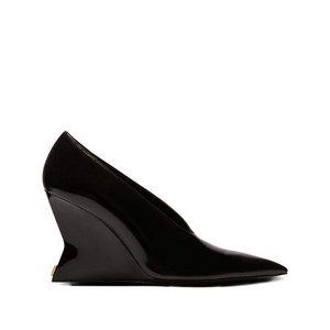 발망 포인티드 토 웨지 펌프스, Europe 36(KR 230), 블랙계열