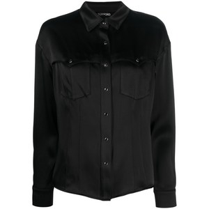 톰포드 웨스턴 스타일 새틴 셔츠