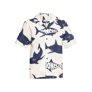 몽클레르 샤크 프린트 셔츠