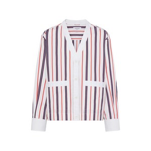 톰 브라운 렙 스트라이프 포플린 셔츠, 화이트계열, Numeric 2(KR 100)