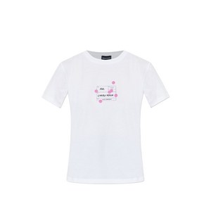 엠포리오아르마니 프린트 티셔츠, 화이트계열, Standard XS(KR 44)