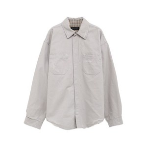 발렌시아가 프린지 포켓 셔츠