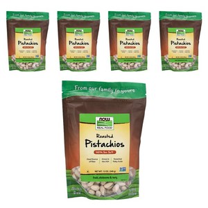나우푸드 로스티드 피스타치오 씨솔트, 340g, 5개
