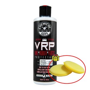 케미컬가이 VRP 슈퍼 샤인 드레싱 플라스틱 트림 복원제 범퍼 가니쉬 코팅제 473ml+스펀지, 1개, 473ml