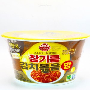 오뚜기 즉석국 컵밥 참기름 김치 볶음밥, 264g, 12개