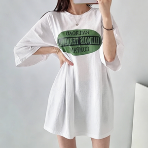 IWENTY 오버핏 박스 티 여성용 루즈핏 빅사이즈