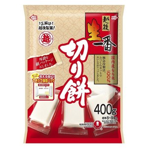 일본 에치고 키리모찌 구워먹는떡 찹쌀떡 절떡 400g, 400g, 1개