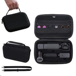 dji 오즈모 포켓4 3 케이스 파우치 가방 캐리어 휴대용 악세사리 + 숄더 스트랩