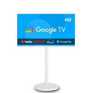 이브이 32인치 81cm HD 스마트 구글TV 화이트 삼탠바이미 셋트
