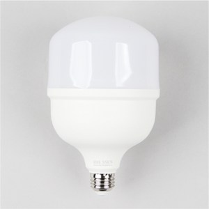 LED 하이벌브 민무늬바디 E26 40W 공장등 호박등 가로등 투광등 메탈램프 대체 전구, [01] 주광색 6500K, 1개