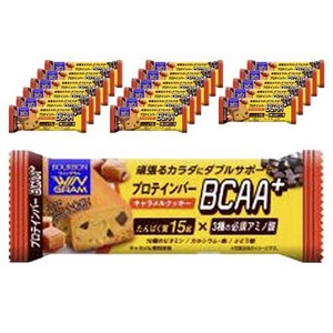부르본 프로틴 바 BCAA+ 캐러멜 쿠키, 40g, 18개