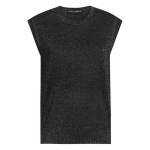 돌체앤가바나 글리터 이펙트 베스트, 블랙계열, Italy 40(KR 44)