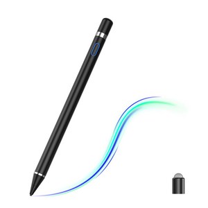 JAMJAKE 정전식 스타일러스 펜 스마트 터치펜 아이패드/스마트폰 전기종 호환 2in1 듀얼 펜촉+펜캡 디자인 정전기 방지 장갑 포함 SP6