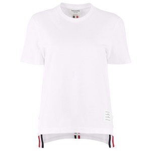 톰 브라운 RWB 스트라이프 피케 티셔츠, 화이트계열, Italy 40(KR 55)