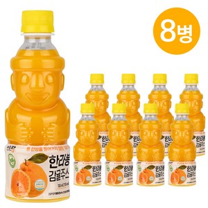 제주팡 한라봉 감귤주스 100%착즙, 320ml, 8개