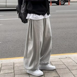 남성용 벌룬 조거 밴딩 와이드 오버핏 트레이닝 팬츠