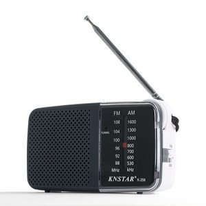 KNSTAR K-258 레트로 휴대용 아날로그 AMFM 라디오, 상세페이지 참조, 상세페이지 참조